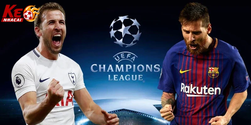 Hình ảnh giao diện bảng kèo Champions League trực tuyến chi tiết