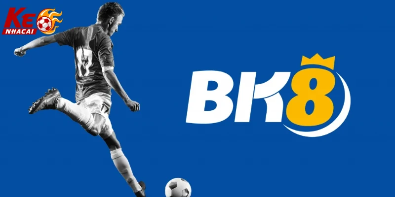 Hình ảnh giao diện trang chủ BK8 với tông màu xanh đặc trưng